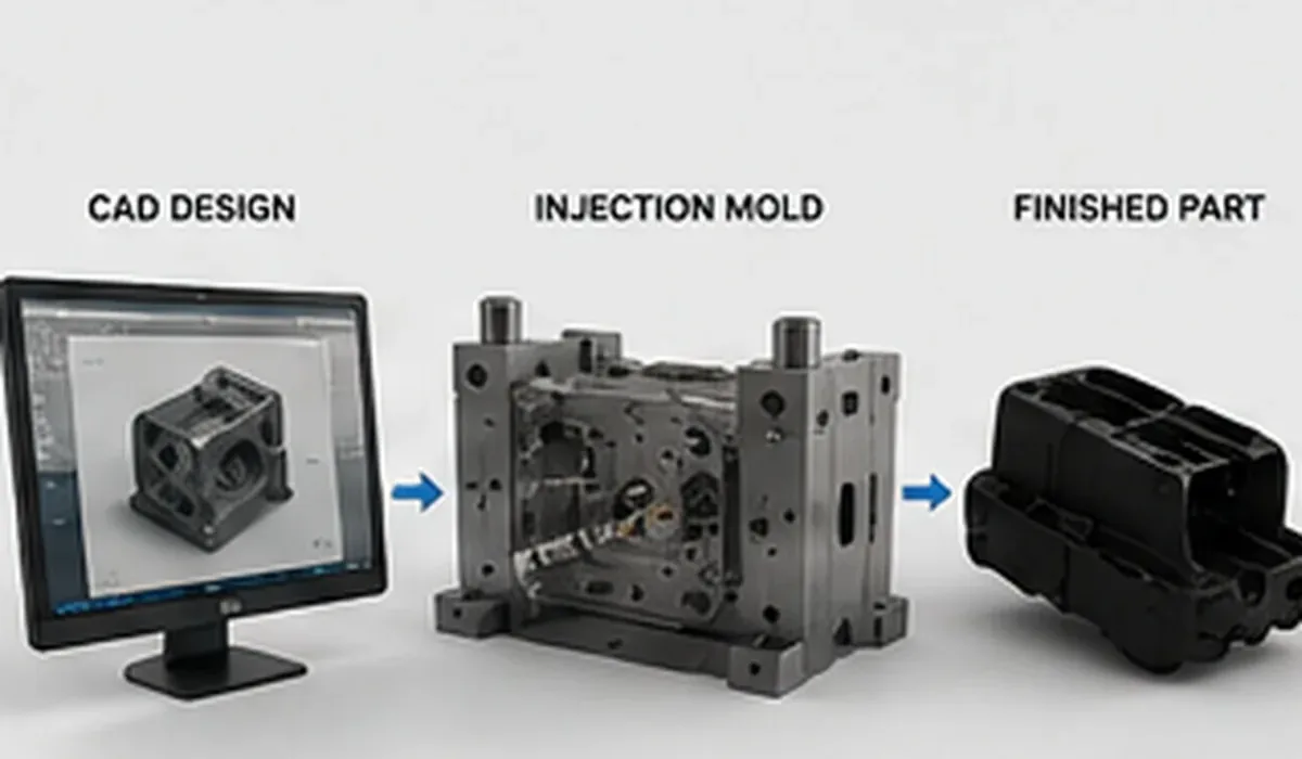 Engineering review and manufacturing process from CAD files to production