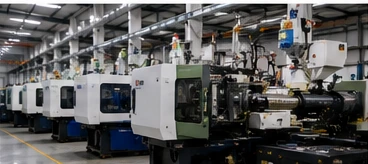 Injection molding machine and tooling setup for gate design review